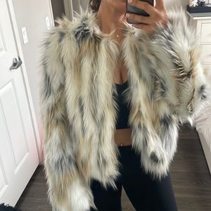 Faux Fur Coat!